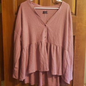 Urban outfitters peplum shirt